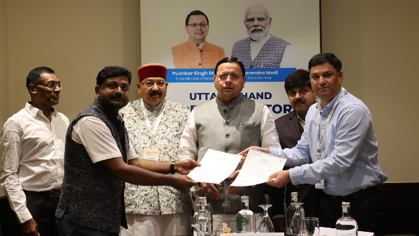  CM pushkar Dhami signed MOUs worth more than ₹ 10150 crore during Chennai Road Show