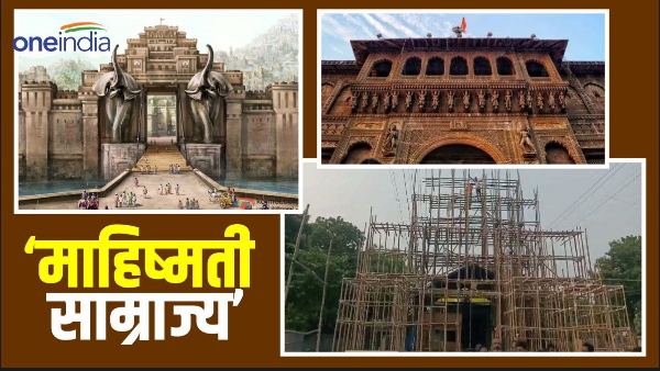 Durga Puja Special: Pandal is being prepared here like the palace of Bahubali film,Murshidabad artist Durga Puja Special: Pandal is being prepared here like the palace of Bahubali film,Murshidabad artist