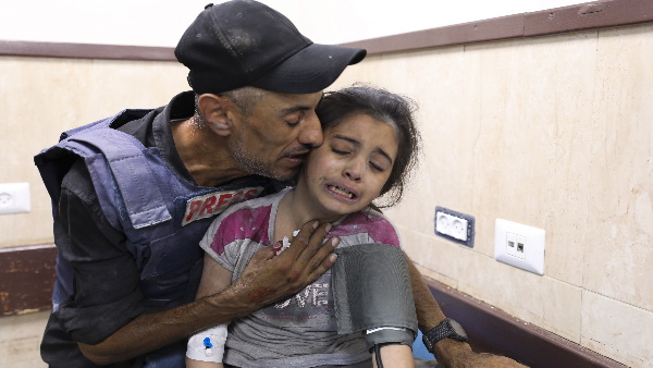 gaza name wrtten on childrens bodies