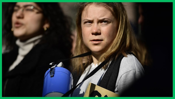 Greta showing support for gaza