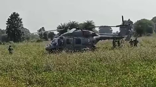 Indian Air Force (IAF) helicopter precautionary in Bhopal