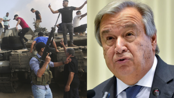 United Nations Controversial Antonio Guterres in defense of hamas israel conflict