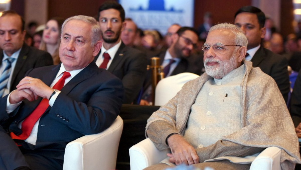 narendra modi Benjamin Netanyahu telephone