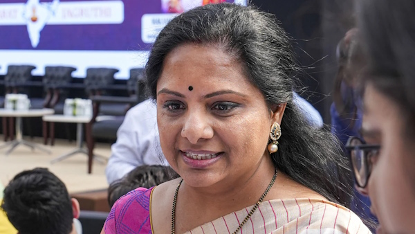 Telangana K Kavita says fake election surveys will have no impact on BRS Telangana K Kavita says fake election surveys will have no impact on BRS