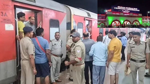 man consuming alcohol in up sampark kranti train does toilet on scientist