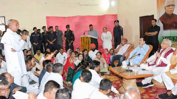 Haryana CM Manohar Lal Khattar