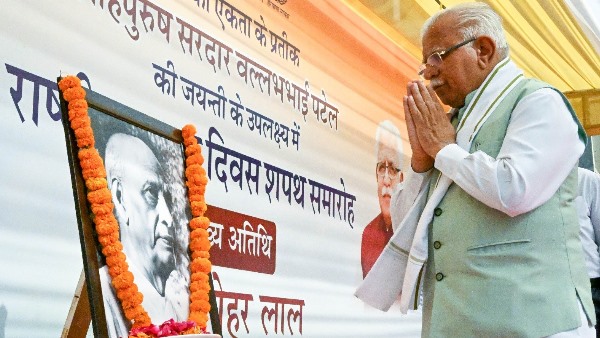 Haryana CM Manohar Lal Khattar