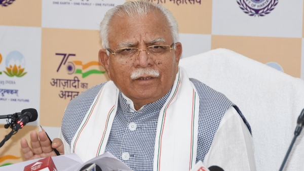 Haryana CM Manohar Lal Khattar