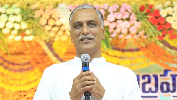  Minister T Harish in Dubbaka Telangana 