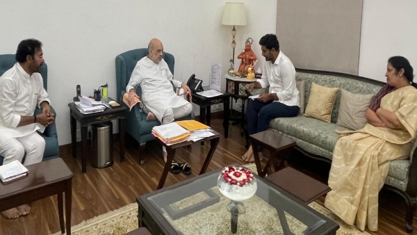 Nara Lokesh meets Amit Shah