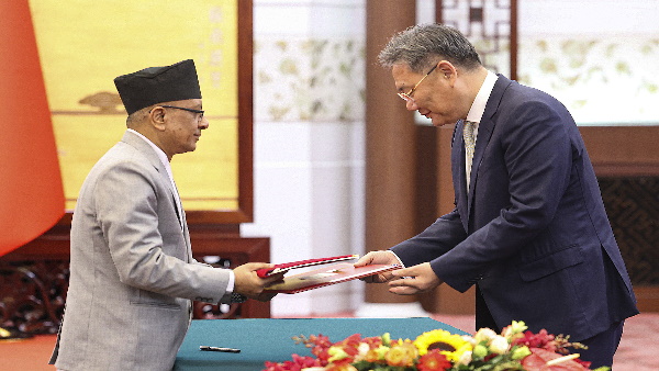 Nepal PM Prachanda on China