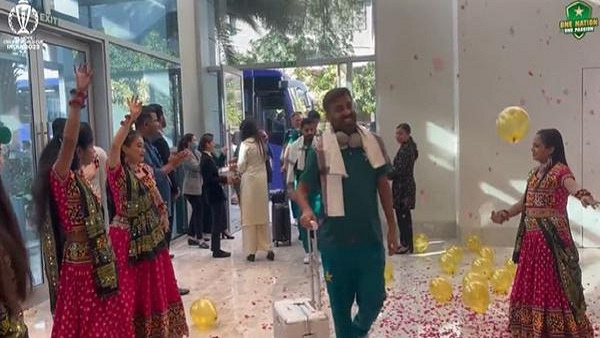 Pakistan team in Ahmedabad 