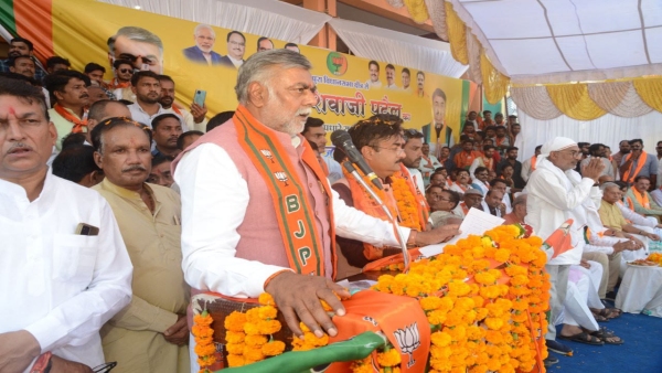 Prahlad Singh Patel addressed road show, meeting for the candidate in Udaipur