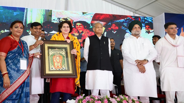 Priyanka Gandhi in Rajasthan