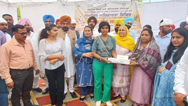 Punjab 181 disabled people got assistive
