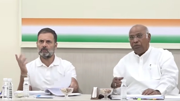 Rahulgandhi mallikarjun khadge