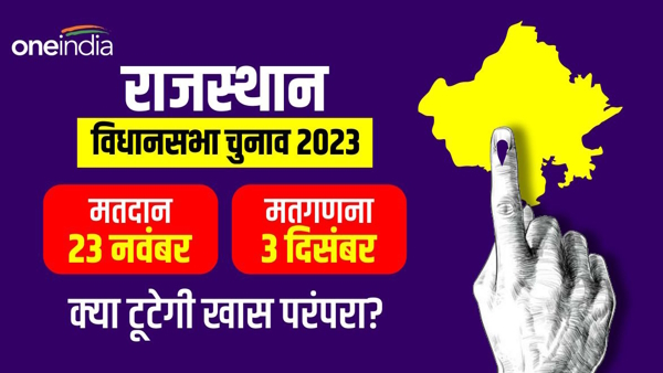 Rajasthan Election 2023 Dates