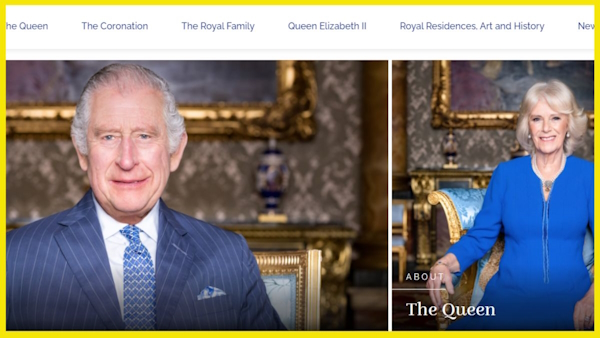 royal family website crash
