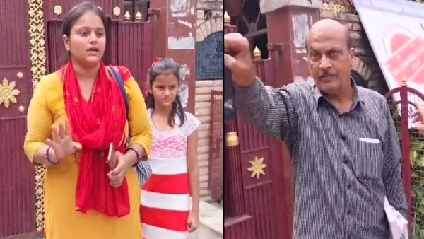 video of father-in-law and daughter-in-law fighting on road in kanpur goes viral 