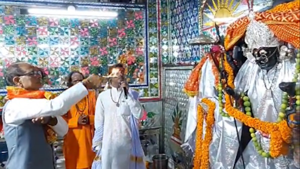 CM Shivraj reached Shahdol to worship Kankali Mata