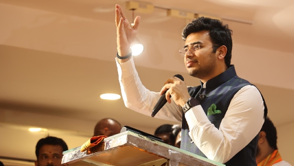 Tejaswi Surya Hyderabad visit