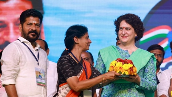 priyanka gandhi in telangana