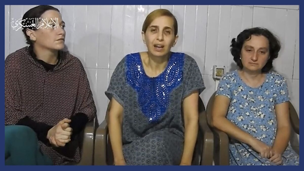 Hamas releases video three women hostages 