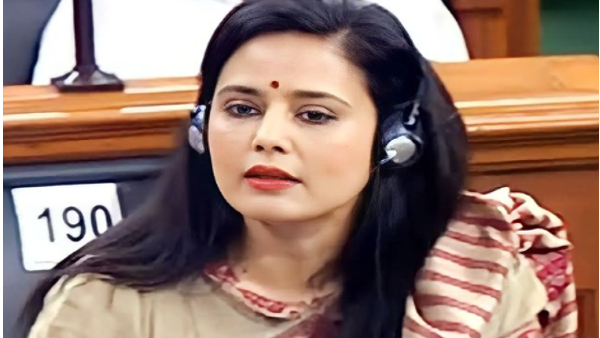 TMC makes distance Mahua Moitra exchange for question
