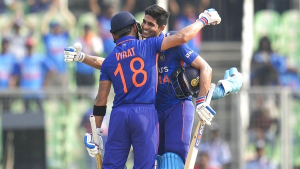 Virat Kohli and Shubman Gill Virat Kohli and Shubman Gill