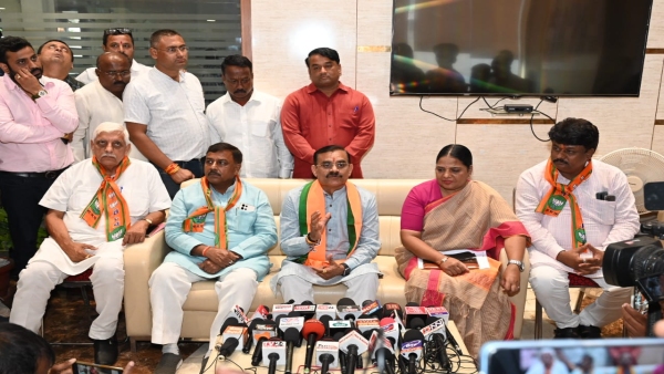 BJP MP Vishnudutt Sharma takes direct aim at Rahul Gandhi while discussing with the media.