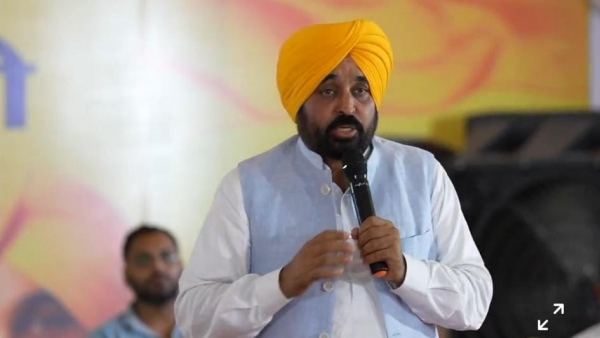 Punjab CM Bhagwant Mann addressed public meeting for APP candidate in Sirmaur, Mauganj