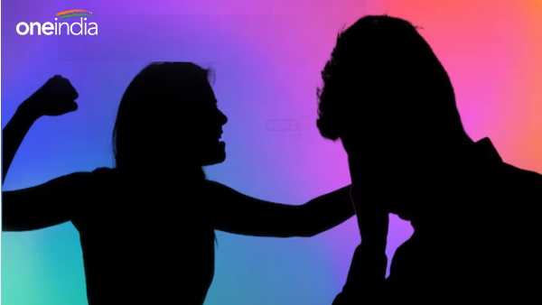 Wife punches husband,