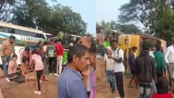 Bihar News school bus in accident Gaya news in hindi, injured student told what he saw with his own eyes
