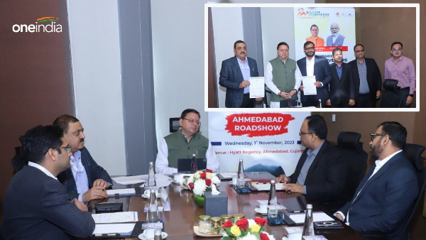 Global Investors Summit More than Rs 20 thousand crore MoU signed with industry groups in Ahmedabad, CM Dhami said this
