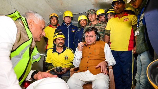  CM Dhami over Uttarkashi Tunnel Accident Malfunction