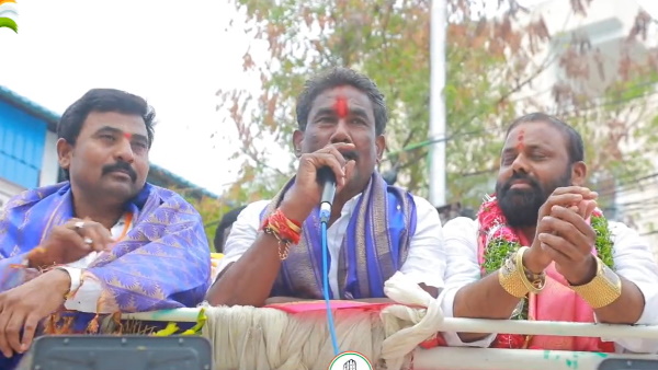 तेलंगाना: कांग्रेस उम्मीदवार ने लोगों को दिया ये आश्वासन