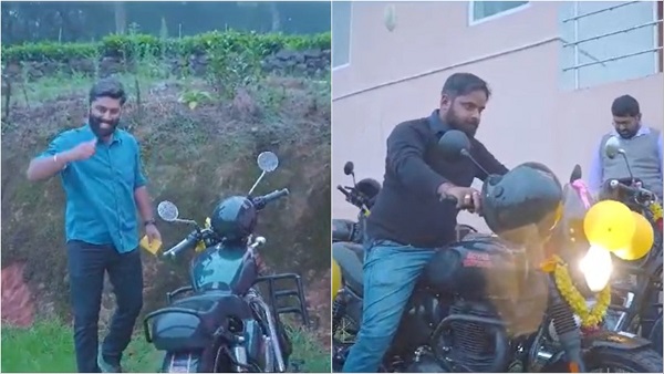 Enfield bikes as Diwali bonus