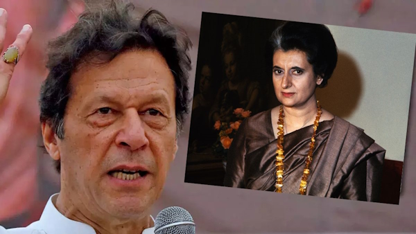 Imran khan Indira Gandhi 