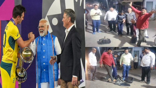 people broke TV in aligarh after india lost against australia in world cup final 