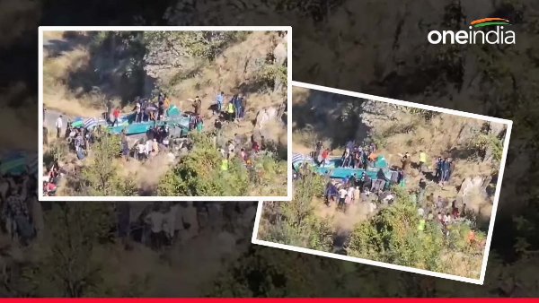 bus falls into gorge in jammu kashmir