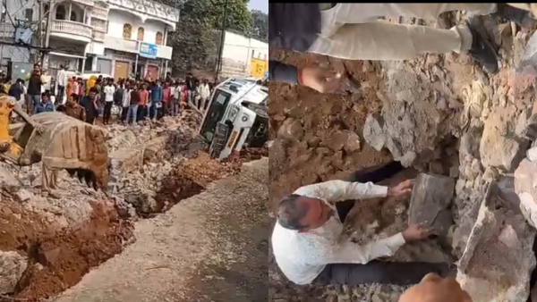 JIO-Fiber-work -Major-accident-in-Tikamgarh-MP-news