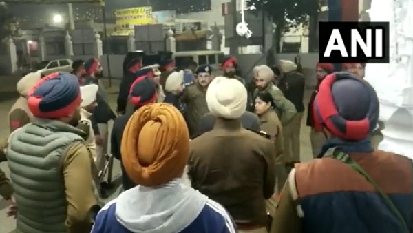 Punjab Kapurthala Nihang Sikh fire Punjab Kapurthala Nihang Sikh fire