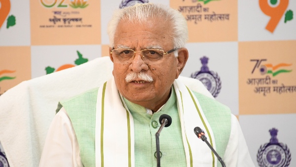 Haryana CM Manohar Lal Khattar