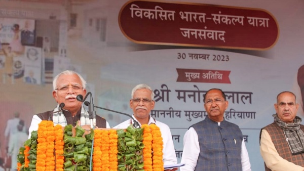 Haryana CM Manohar Lal Khattar