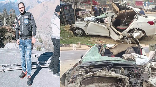 4 died in a car accident in Kundarki of Moradabad 