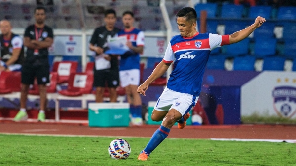 sunil chhetri Appreciate Reliance Foundation Youth Sports give platform to players Bengaluru FC