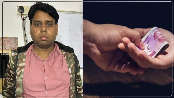 up-varanasi-anti-corruption-laid-a-trap-lekhpal-caught-taking-bribe