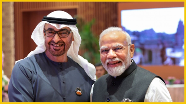 modi Mohamed bin Zayed conversation