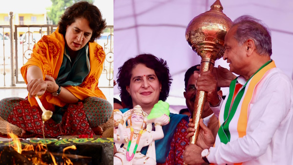 Priyanka Gandhi in Rajasthan