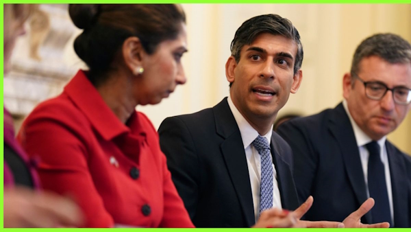 Rishi Sunak condemns protests 